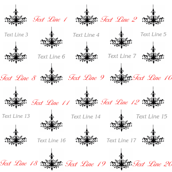 step and repeat design sample